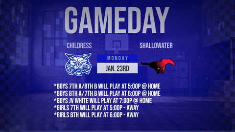CJHS & JV White Games Today!