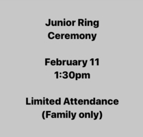 Junior Ring Ceremony